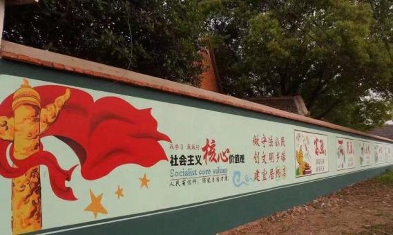 新乡墙体广告之彩绘
