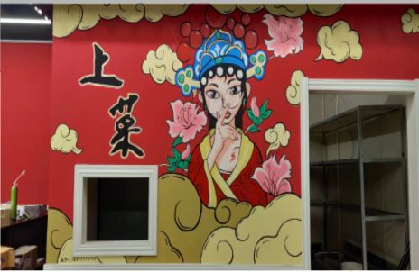 新乡墙体彩绘的发展和应用